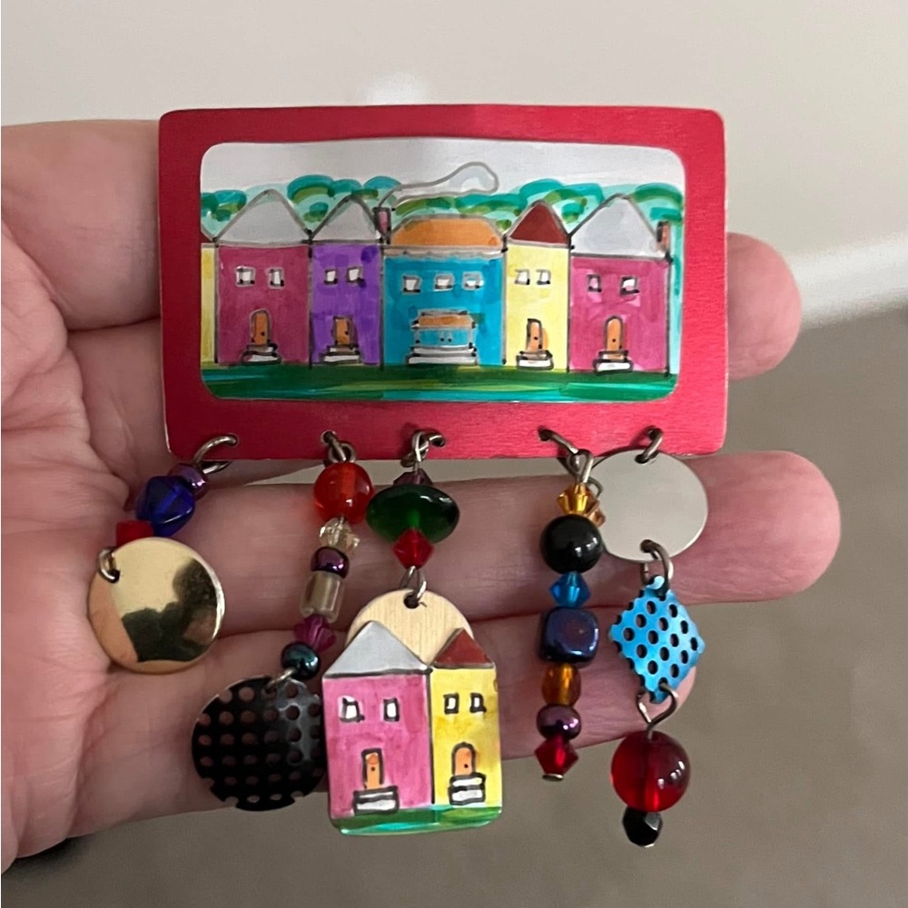 Gorgeous Realtor’s Whimsical One-of-kind Designer Artisan Brooch